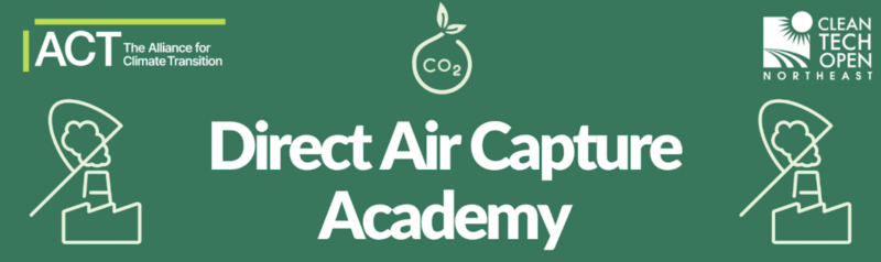 DAC Academy Finale Cleantech Open Northeast December 2024